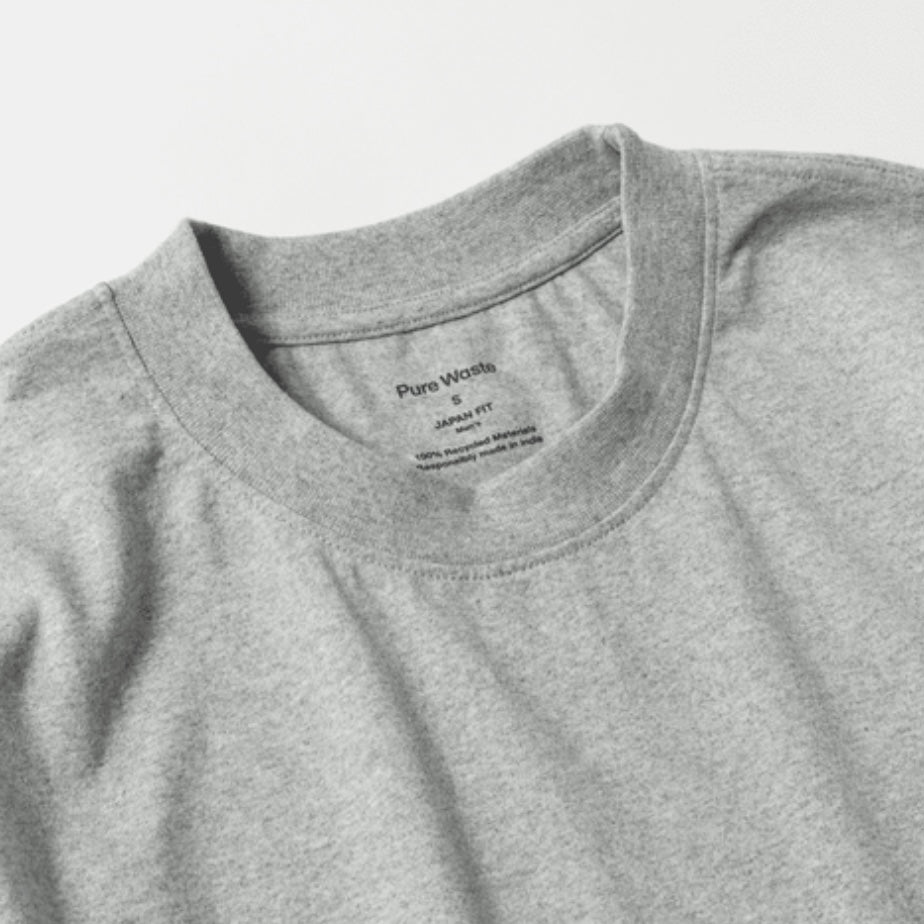 JAPAN FIT Men's Long Sleeve T-Shirt - Grey Melange / S