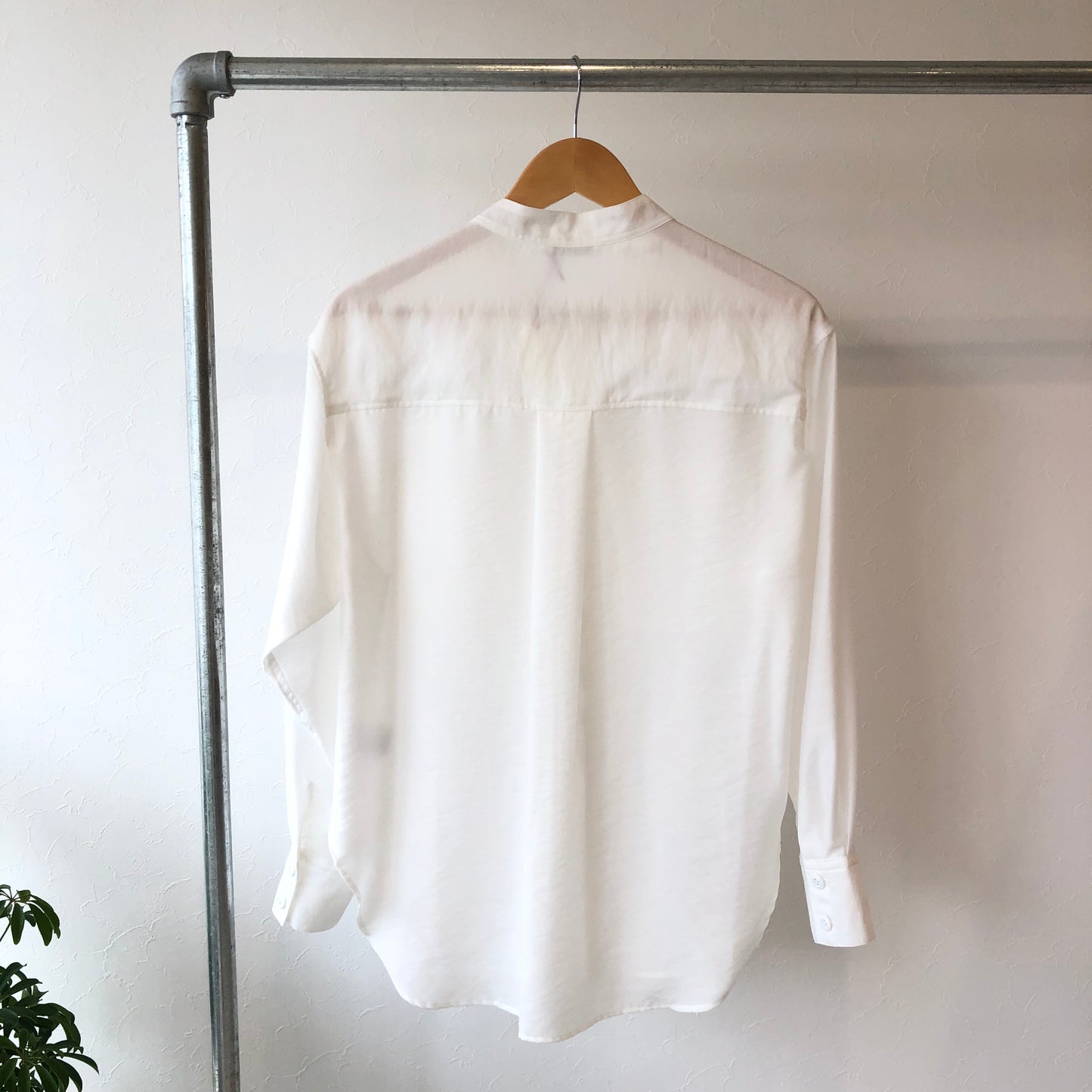 リトルシアーカラーシャツ - WHITE
